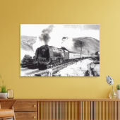 De Koninklijke Schot, de interlokale locomotief Canvas Afdruk (Insitu (Woonkamer))