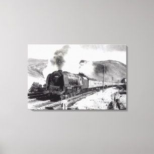 De Koninklijke Schot, de interlokale locomotief Canvas Afdruk