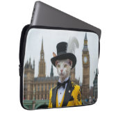 De koninklijke Sphynx in zijn onstuimige pak bij h Laptop Sleeve (Voorkant Rechts)