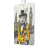 De koninklijke Sphynx in zijn onstuimige pak bij h Luchtverfrisser (Links)