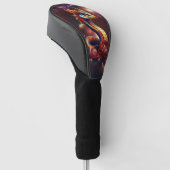 De koninklijke sterrenslang van het universum. golfheadcover (Schuin)