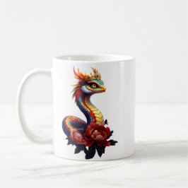 De koninklijke sterrenslang van het universum. koffiemok