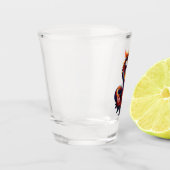 De koninklijke sterrenslang van het universum. shot glas (Links)