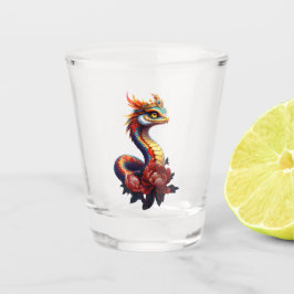 De koninklijke sterrenslang van het universum. shot glas