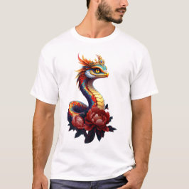 De koninklijke sterrenslang van het universum. t-shirt