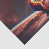 De koninklijke sterrenslang van het universum. tissuepapier (Detail)