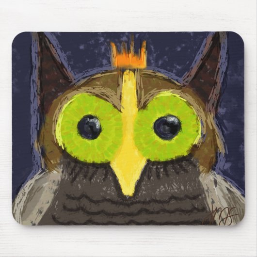 De koninklijke Uil Muismat (Voorkant)