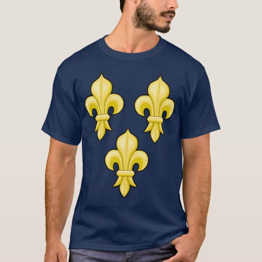 De Koninklijke Wapens van Frankrijk T-shirt (Voorkant)