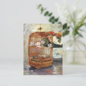 De kooi Tortelduifjes Berthe Morisot Briefkaart (Staand voorkant)