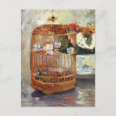 De kooi Tortelduifjes Berthe Morisot Briefkaart (Voorkant)