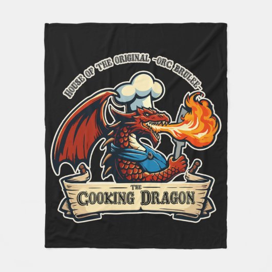 De kookdraak fleece deken (Voorkant)