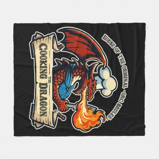 De kookdraak fleece deken (Voorkant (Horizontaal))