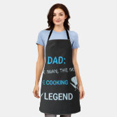 De kooklegende – BBQ & Papa Chef Schort (Gedragen)