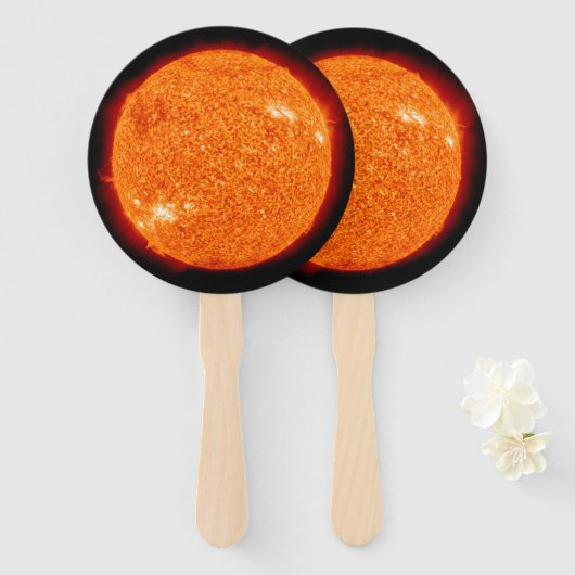 De kookzon handwaaier (Voorkant en achterkant)