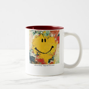 de kooning happy face mok
