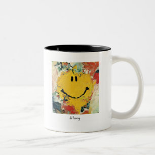 de kooning happy face mok
