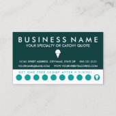 de KOOP VAN ICE CREAM (kleur aanpasbaar) Klantenkaartje (Achterkant)