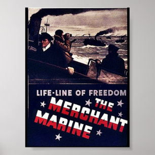 De koopvaardij poster