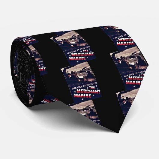 De koopvaardij stropdas (Opgerold)