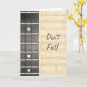 De Koorden Fretboard van de banjo ergeren de geen Kaart (Gele Bloem)