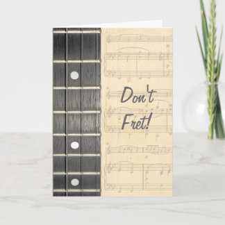 De Koorden Fretboard van de banjo ergeren de geen Kaart