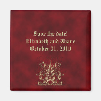 De Koorden van het hart Gothic sparen de Datum Magneet