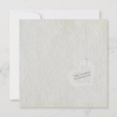 De Koorden van het hart sparen de Datum - Roze & G Save The Date (Achterkant)