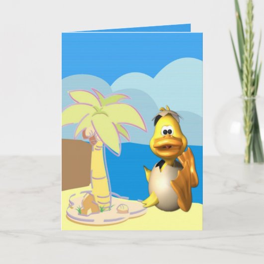 De Koorts van de eend Feestdagen Kaart (Voorkant)