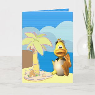 De Koorts van de eend Feestdagen Kaart