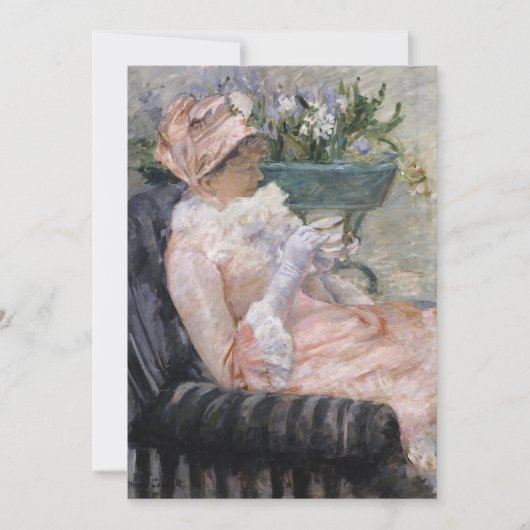 De kop thee | Mary Cassatt (Voorkant)