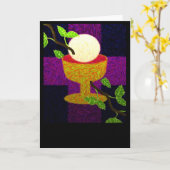 De Kop van de besparing Kaart (Gele Bloem)