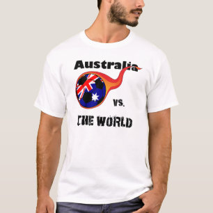 De Kop van de wereld - Australië versus de Wereld T-shirt