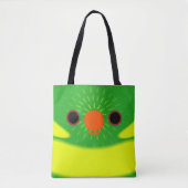 De kop van een bladlorikeet tote bag (Voorkant)