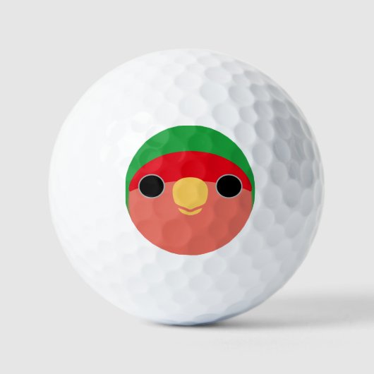 De kop van een gewone perzikkopagapje golfballen (Voorkant)
