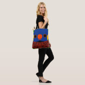 De kop van een kokoslorikeet tote bag (Op model)