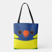 De kop van een Marigold-lori Tote Bag (Achterkant)