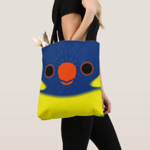 De kop van een Marigold-lori Tote Bag