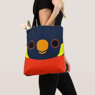 De kop van een Mitchells Lorikeet Tote Bag