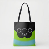 De kop van een Nanday parkiet Tote Bag (Voorkant)