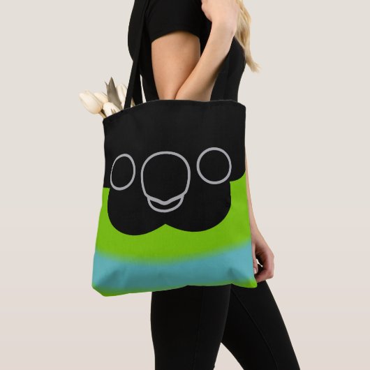 De kop van een Nanday parkiet Tote Bag (Dichtbij)