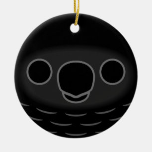 De kop van een Pesquets papegaai Keramisch Ornament