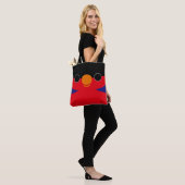 De kop van een zwartkaplori tote bag (Op model)
