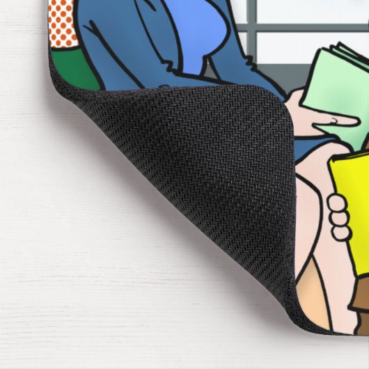 De kopieermachine muismat (Hoek)