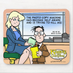De kopieermachine muismat