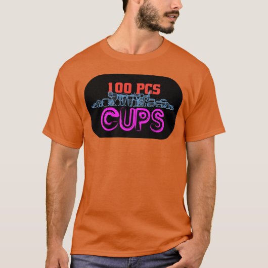 De kopjes zijn grappig t-shirt (Voorkant)