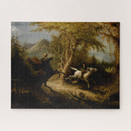 De koploze ruiter Halloween Legende Slaaphol Legpuzzel