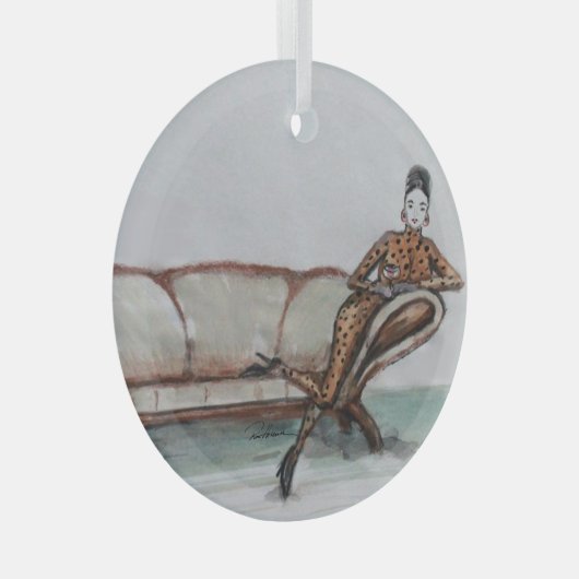 De koppeling ... glas ornament (Voorkant Rechts)