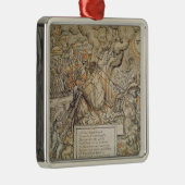 De koppelingspunten van de onderbieding metalen ornament (Rechts)