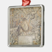 De koppelingspunten van de onderbieding metalen ornament (Links)