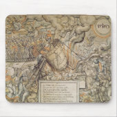 De koppelingspunten van de onderbieding muismat (Voorkant)